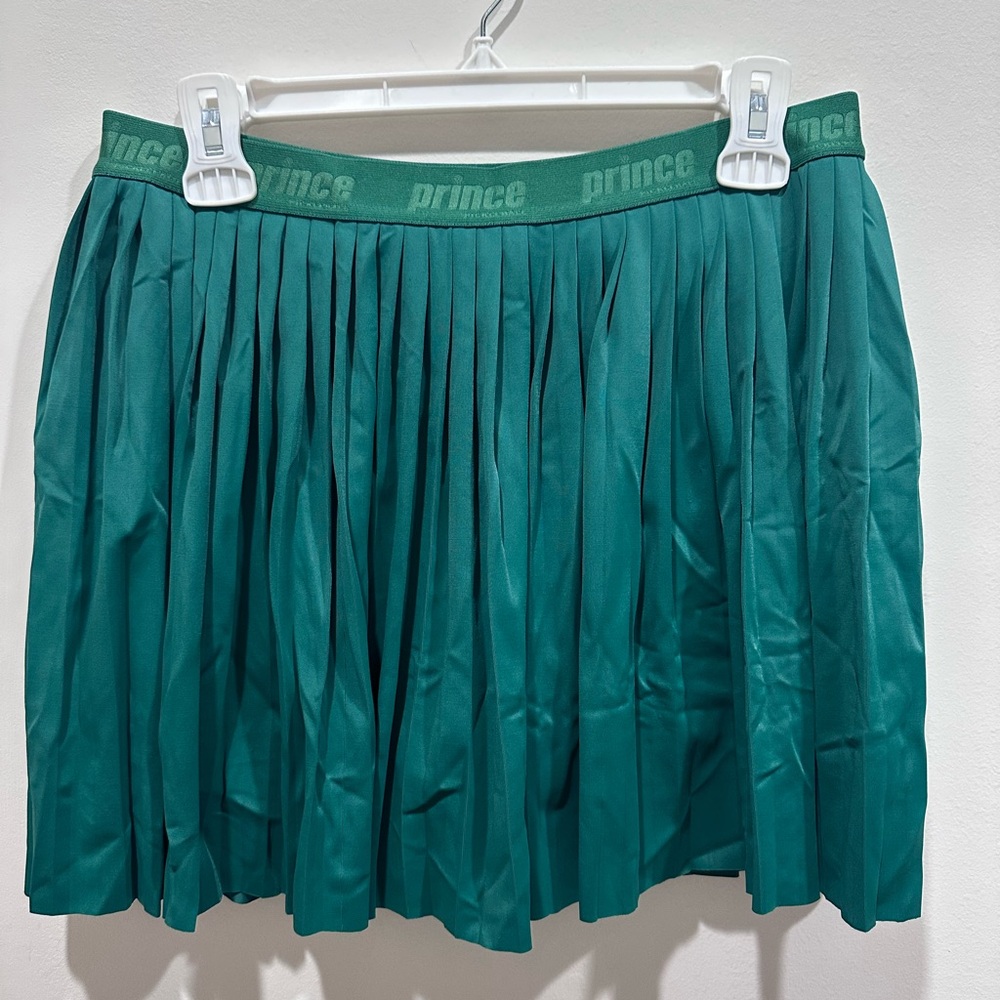 Prince x Target Collab Exclusive Green Pleated Mini Skirt